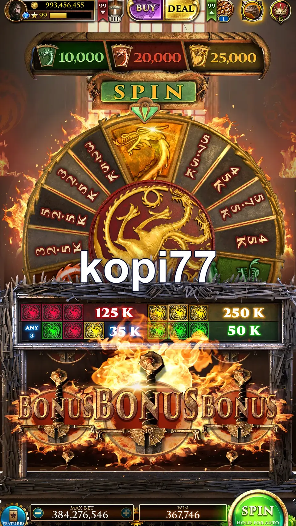 kopi77 Tangkapan Layar - APK Resmi